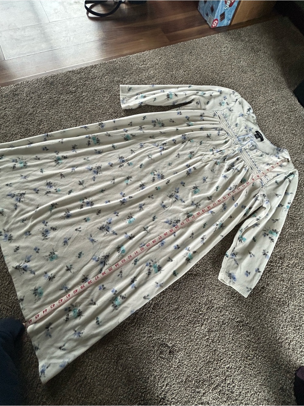 [Earth Angels] Floral Nightgown Dress Pajamas Sleep - Picture 2 of 5
